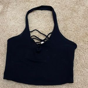 Express, tie up, halter top